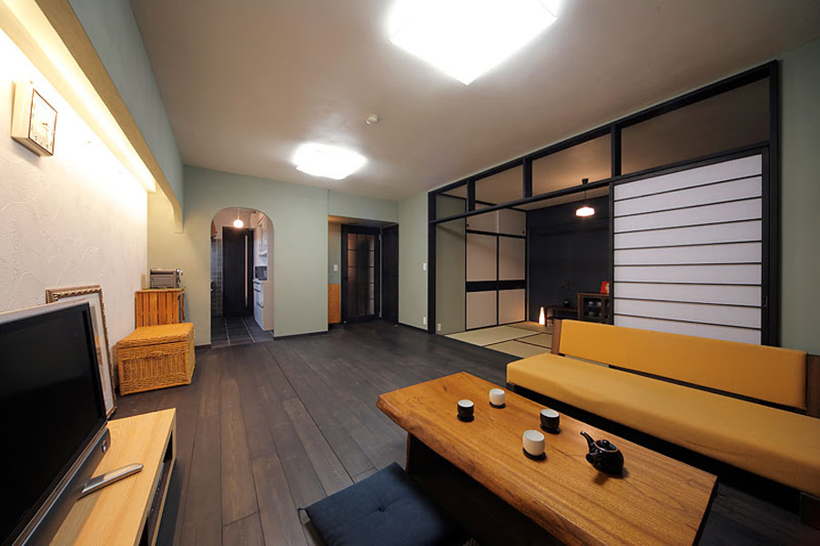 No 0151 日常に彩りを カラフルな和モダンインテリア マンション リフォーム マンションリフォームならlohas Studio ロハススタジオ Presented By Okuta オクタ