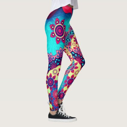 electric pasiley womens leggings