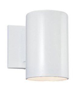 Sea Gull Lighting 8338-15 Dark Sky Outdoor Wall Lantern, White Aluminum