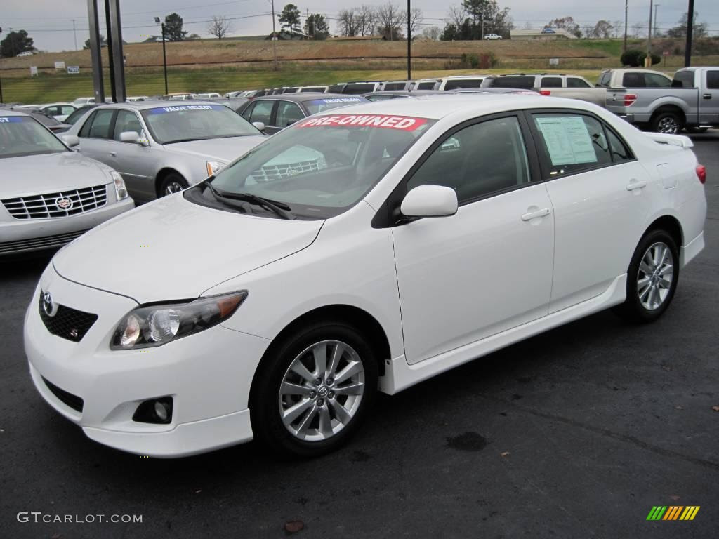 09 Super White Toyota Corolla S Photo 2 Gtcarlot Com Car Color Galleries