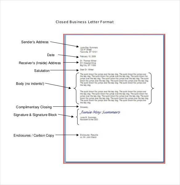 Business Letters - Mrs. Carter's Class