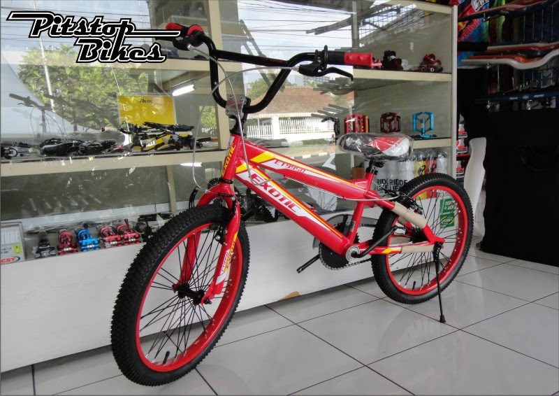  SEPEDA  BMX EXOTIC  RED pitstop bikes