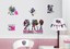 MONSTER HIGH WALL DECALS New Girls Bedroom Stickers Pink ...