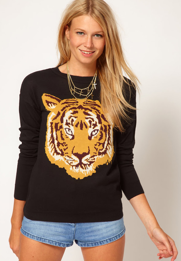 ASOS Tiger Sweater - What's Hauteâ¢