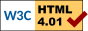 Valid HTML 4.01!