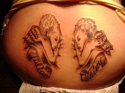 cute angel tattoo girl picture gallery 3 cute angel tattoo girl picture
