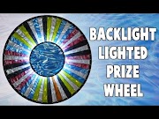 Hot Backlight LED Prize Wheel, paling baru!