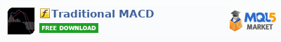 Buy Traditional MACD customer indicator in the store selling algo trading systems