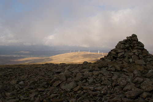 Towards Hare Hill Windfarm
