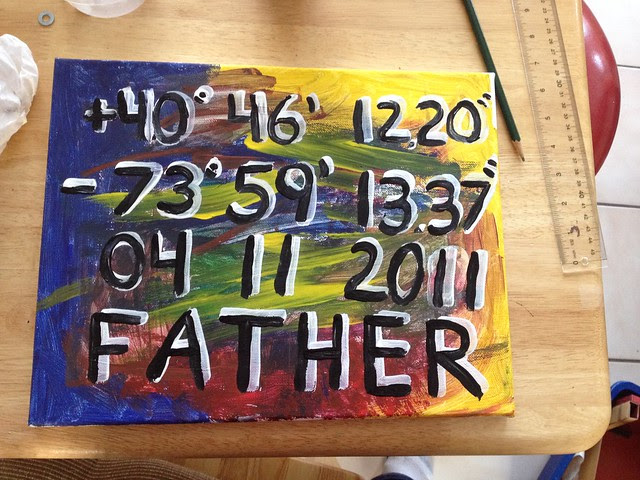 Father Coordinates Painting