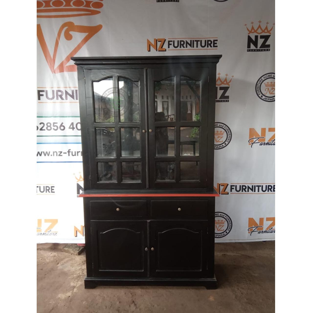 Lemari Kaca Terbaru 2022 Harga Murah NZ Furniture Jepara Lemari Kaca Terbaru 2022 Harga Murah NZ Furniture Jepara