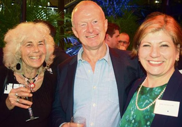 Questions about Ms Thornberry's links to the firm were heightened when an image of her at the company's Christmas party emerged