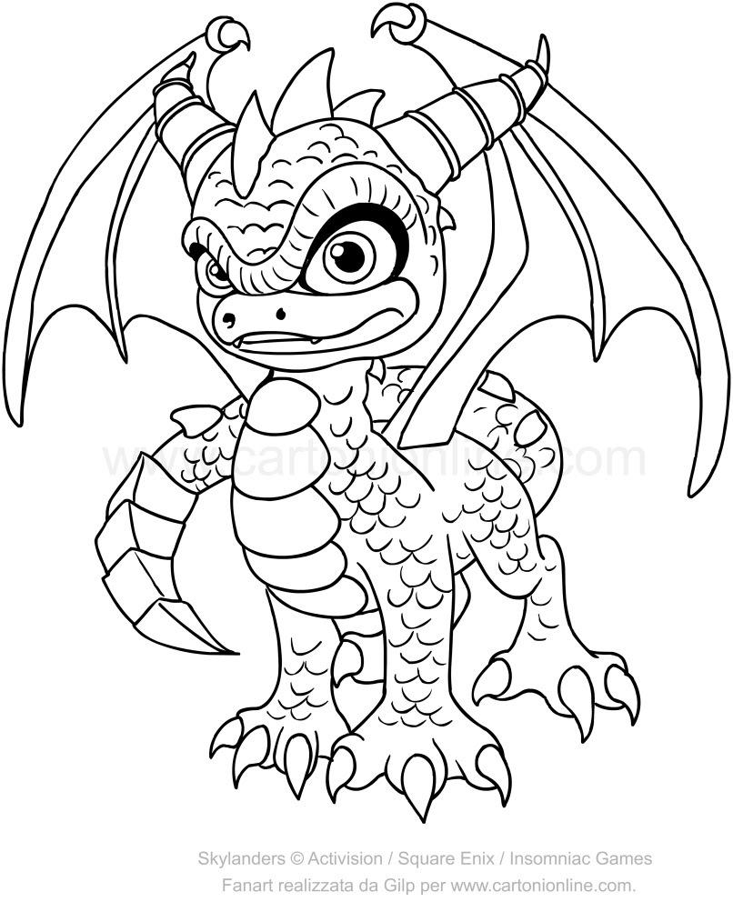 Disegno di Spyro