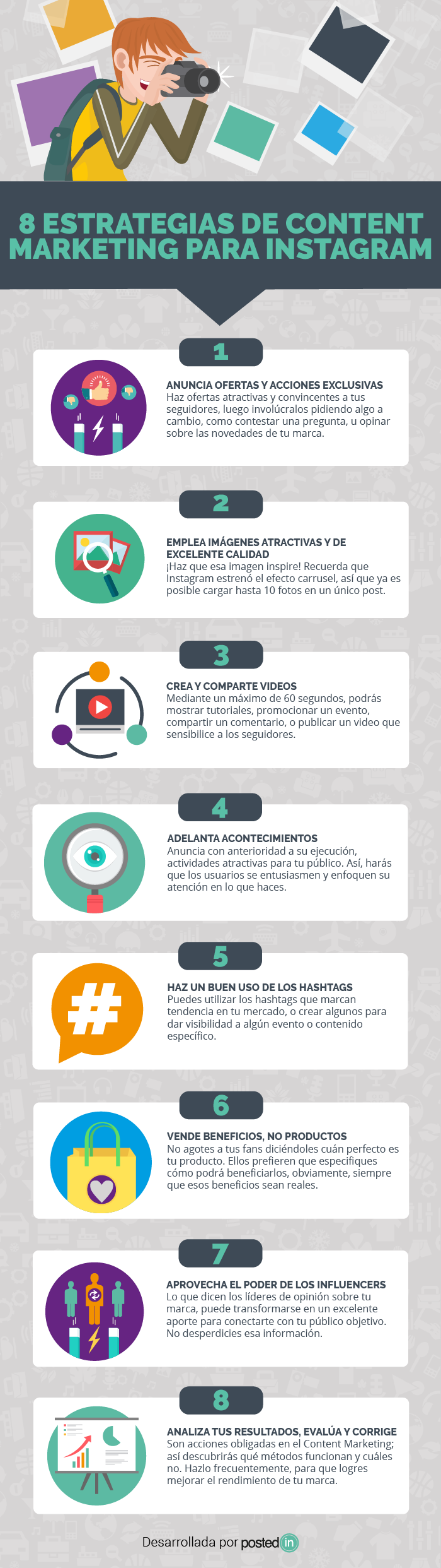 8 estrategias de marketing de contenidos para Instagram