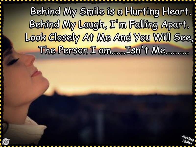 Behind My Smile is a Hurting Heart - DesiComments.com