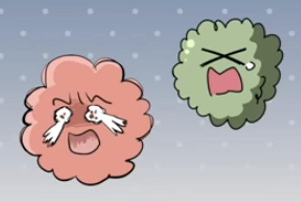 いらすとや星に落下した隕石 雲へのボケ ボケて Bokete