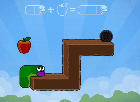 Apple Worm - Play At Cool Math Games For Kids