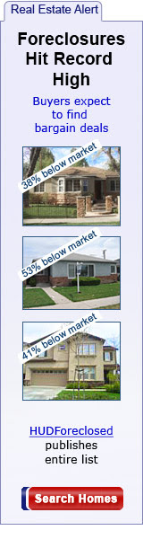 Foreclosures 60% below market price