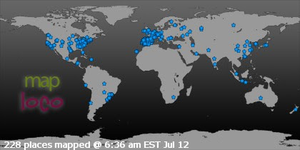 Profile Visitor Map - Click to view visits