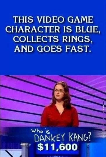 This Video Game Character Is Blue Collects Rings And Goes Fast R Gaming