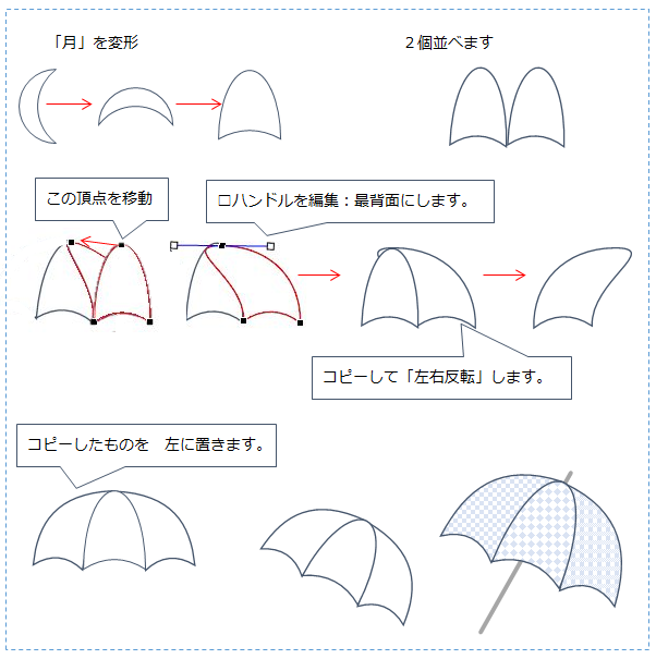 8月のオートシェイプ 残暑 Officeで描画