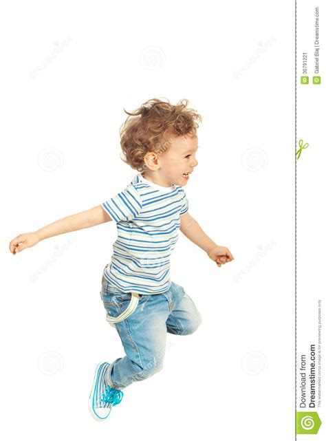happy kid boy jumping stock image image  cool