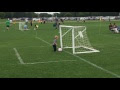 Toddler Practises Soccer Celebrations