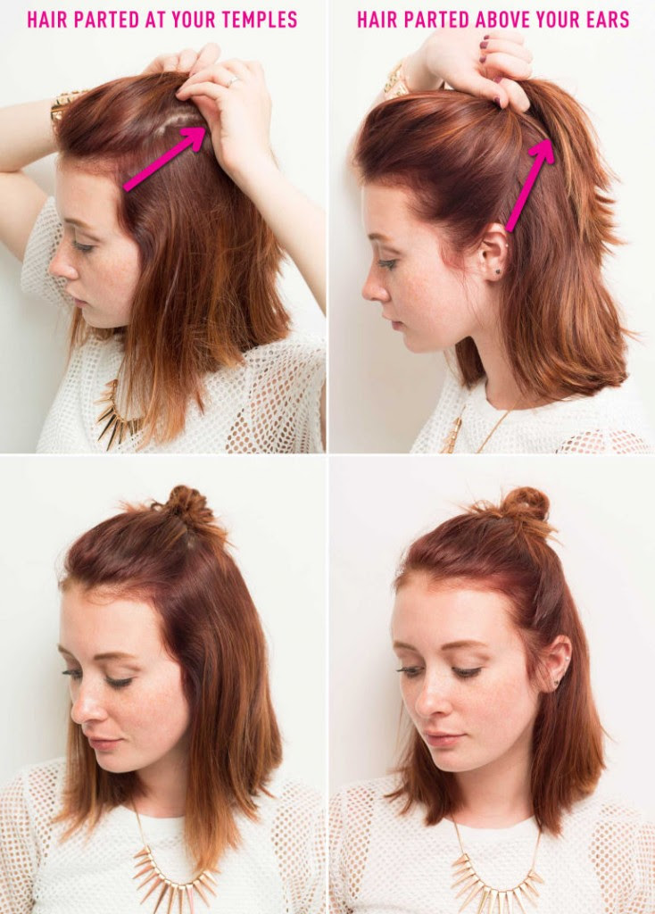 53 How To Do Half Bun Hairstyle Great Style