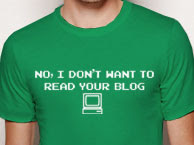 No, no quiero leer tu blog