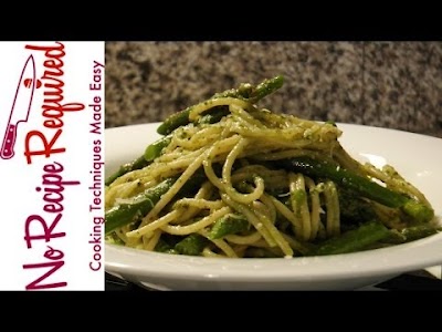 7+ Spaghetti With Pesto, Asparagus, Mushrooms & Rocket For You