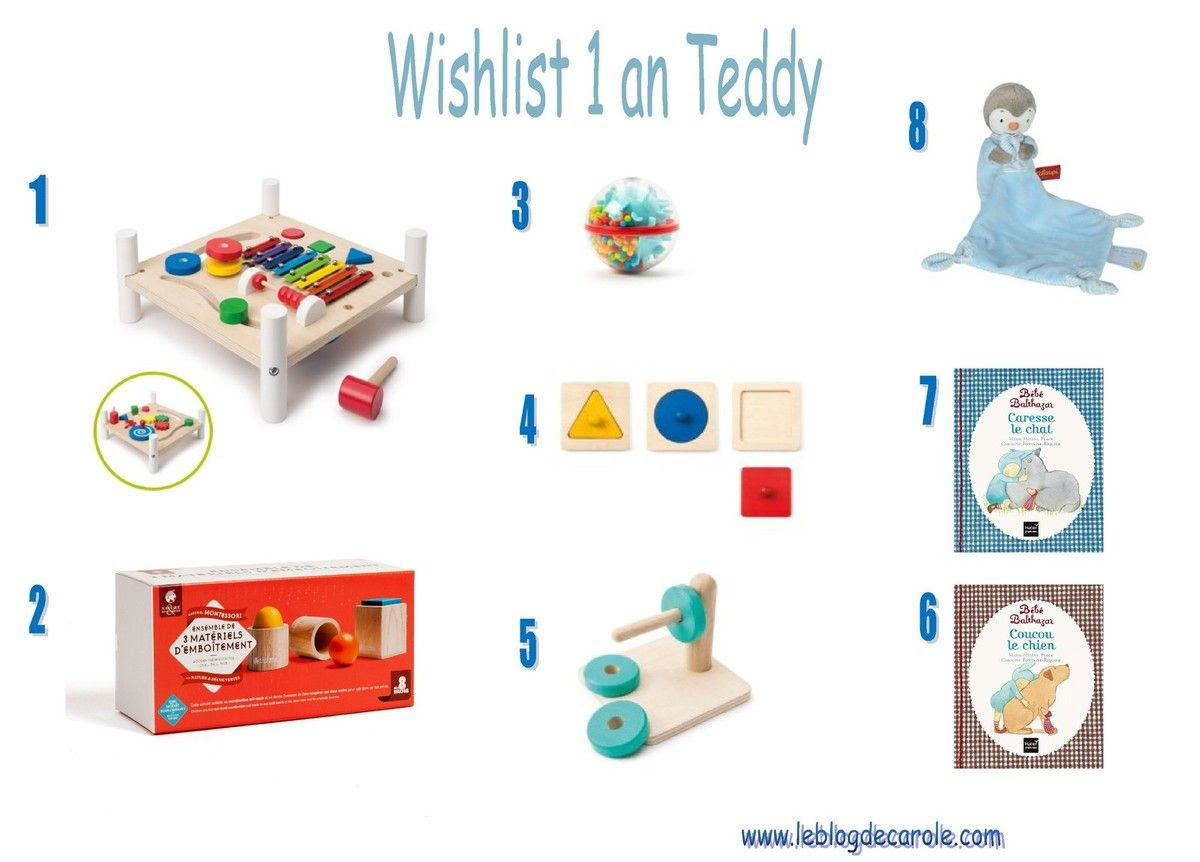 Wishlist Anniversaire 1 An De Teddy Le Blog De Carole