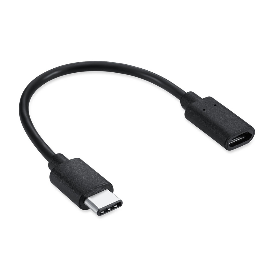 comsol male micro usb to female usb sync cable adaptor