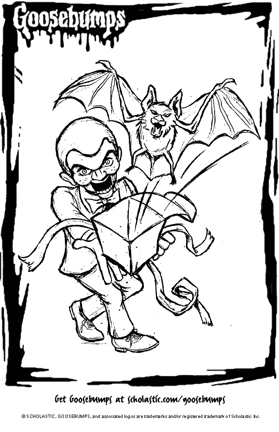 goosebumps coloring pages - Clip Art Library