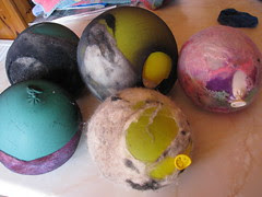 felted bowl project
