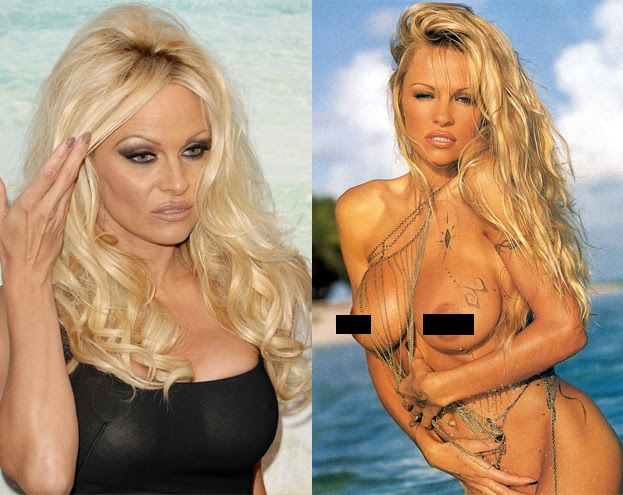Pamela Anderson stała się gwiazdą dzięki pokazywaniu silikonowych piersi 