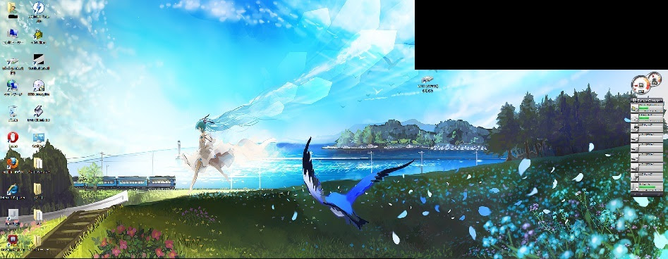 おぺぺの備忘録 複数画面対応壁紙設定ソフト Multiwallpaper Window7でも動作可