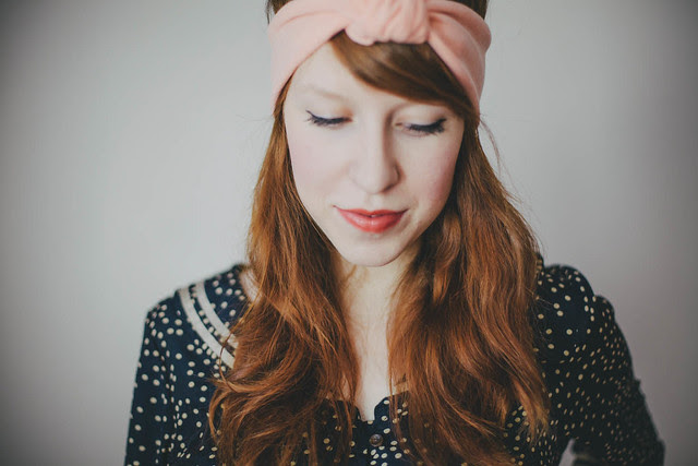 DIY knotted turban
