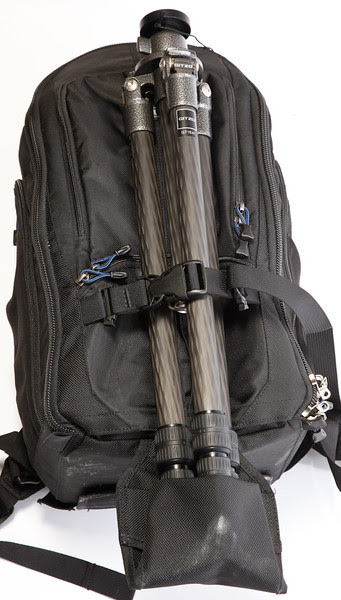 Gitzo GT1541 on Think Tank Photo Streetwalker Pro Backpack