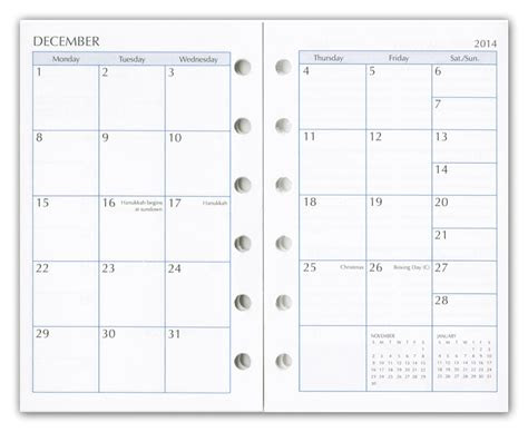  weekly calendar refills monthly planner refills organizer inserts