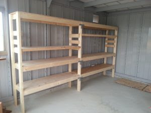 Diyにて２ ４材で丈夫な棚を自作 2 喜楽な人生の釣行記