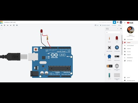 Tinkercad'te Pille ve Arduino ile Led Kontrolü