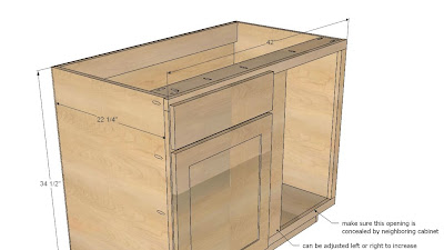 Corner Base Kitchen Cabinet Sizes