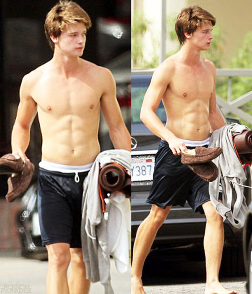 patrick schwarzenegger shirtless. patrick schwarzenegger
