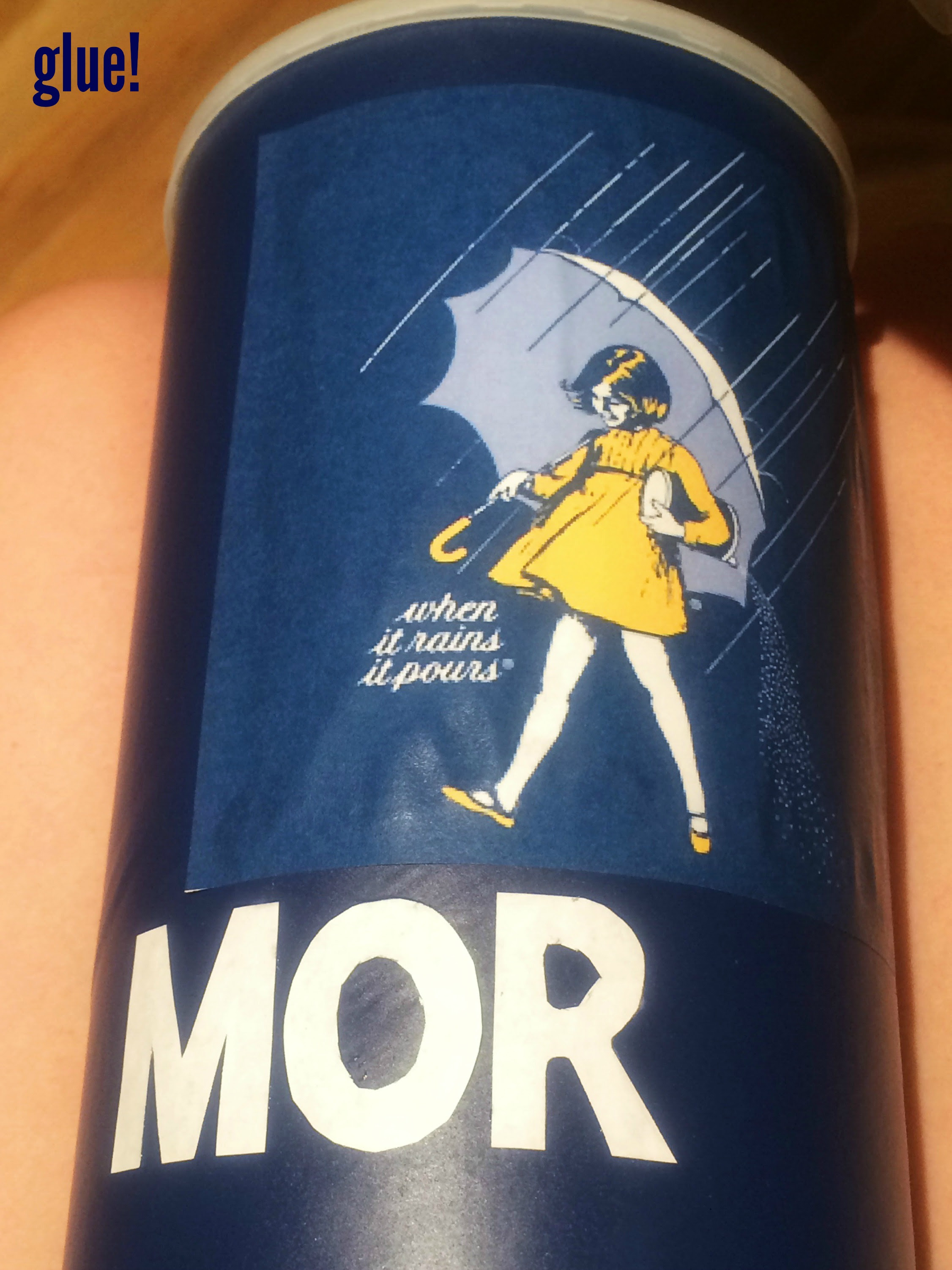 DIY morton salt girl costume