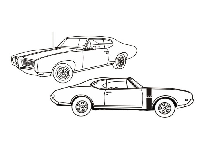 Muscle Car Coloring Pages Coloring Pages