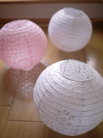 ダイソーのスカシちょうちんを飾ってみる １００円ショップ ゆうまみのごったにっき