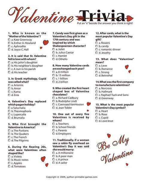 The valentine trivia questions and . valentines day trivia i valentines day words valentines day trivia