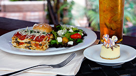 Vegetable Lasagna at Aladdin’s Oasis in Disneyland Park