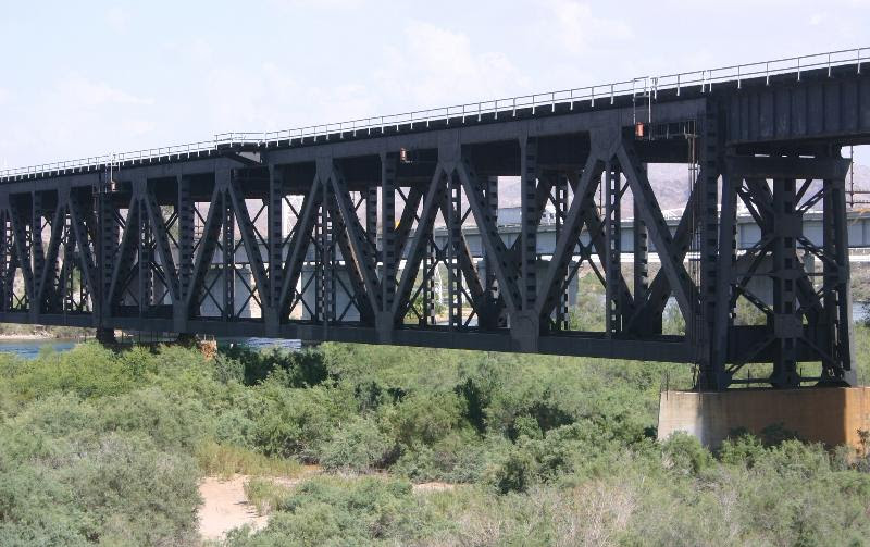 Etched Brass Pratt Deck Truss Bridges