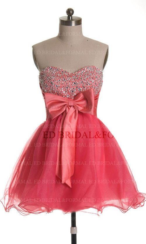 Short Bling Sparkly Homecoming Dresses Under 100 Sweetheart Organza ...
